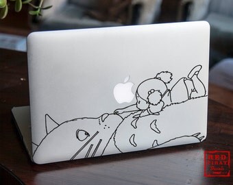 My Neighbor Totoro Macbook decal | Totoro Macbook Sticker | Macbook movie sticker