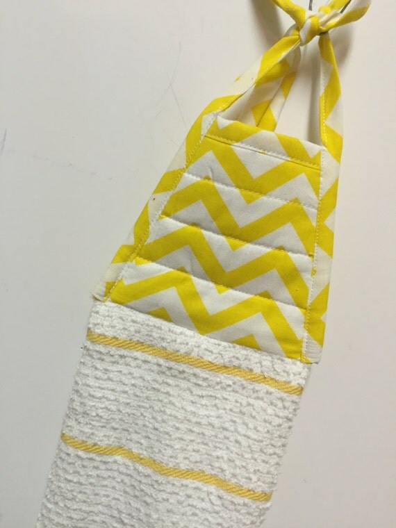 Yellow Chevron TowelYellow Chevron Dish TowelChevron