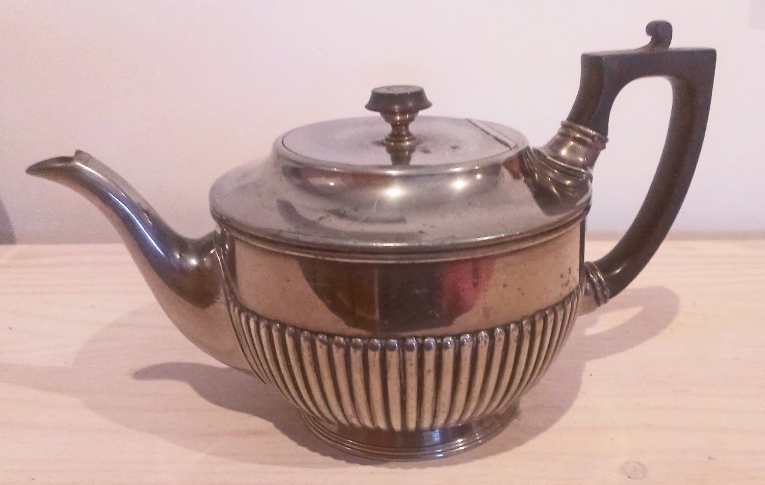 style Nickel Plated Teapot James Dixon & Sons Sheffield