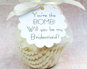 Bridesmaid Proposal - Will You Be My Bridesmaid - Will You Be My Maid of Honor - Bridesmaid Gifts - Bridesmaid Bath Bomb - Bridesmaid Box