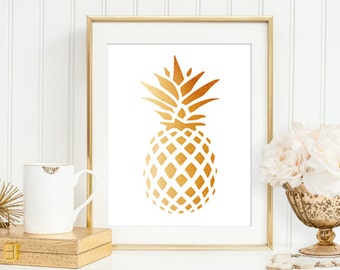 Hawaiian flower gold glitter print Hawaiian hibiscus flower