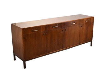 Beautiful Mid-Century Modern Figured Walnut Sideboard Attributed to Founders