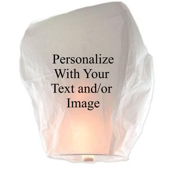 Personalized Custom Sky Lanterns