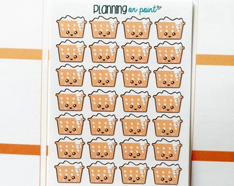 Kawaii Laundry Basket Folding Chores Planner Stickers!