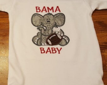 Alabama Baby Bodysuit- Boy Bama Baby