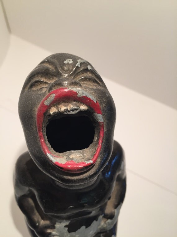 Vintage Americana Black Baby Ashtray