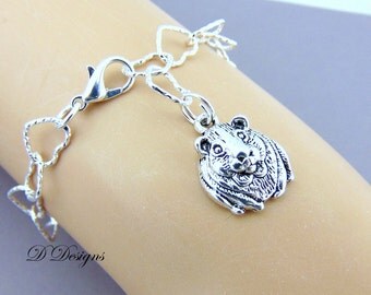 Guinea Pig Bracelet, Guinea Pig Jewellery, Guinea Pig Gifts, Guinea Pig Charm Bracelet, Guinea Pig Christmas, Gifts for girls
