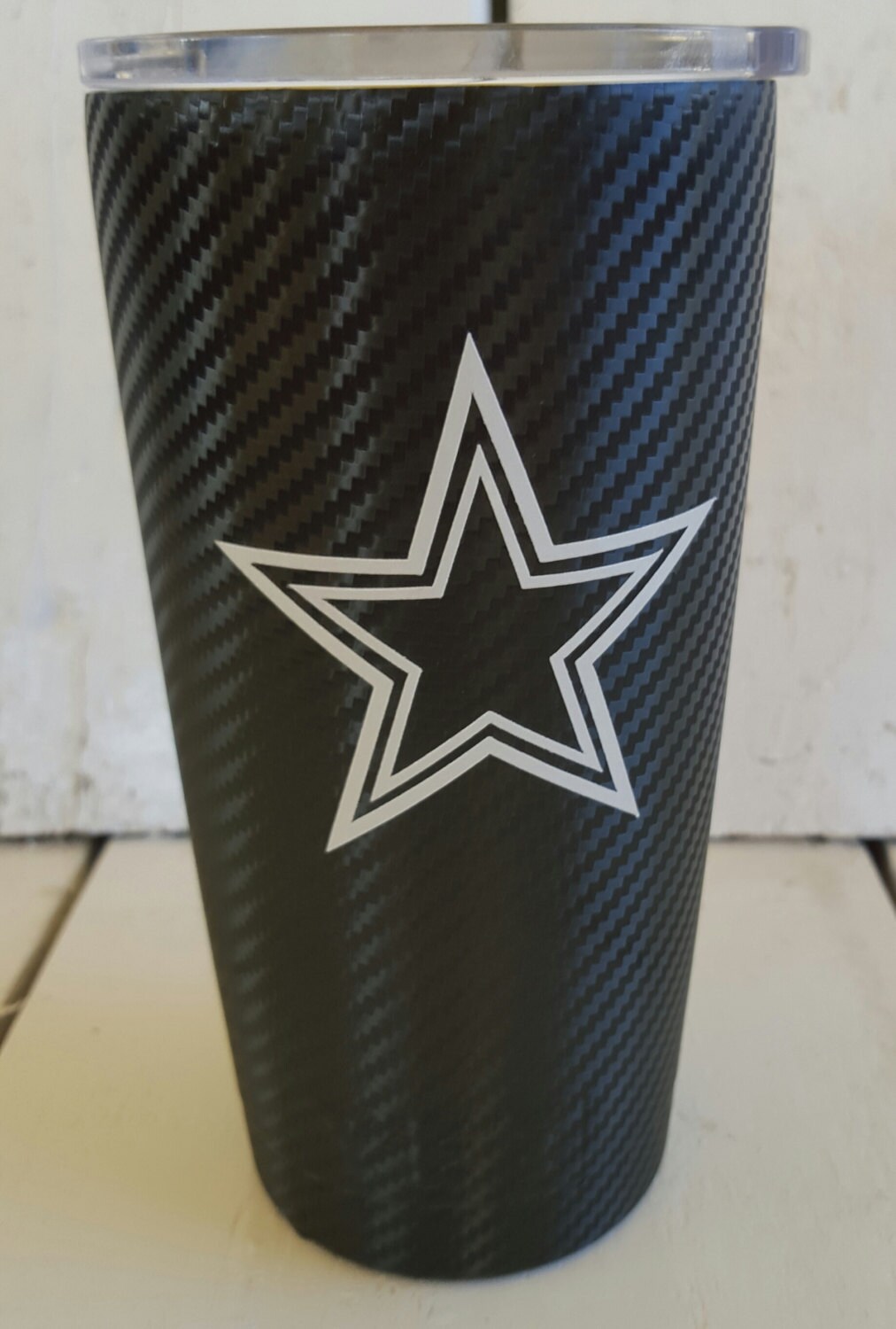 YETI Dallas Cowboys 20oz YETI Rambler Tumbler in 3M Carbon