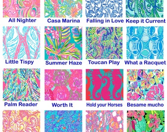 Lilly Pulitzer HTV 8.5''x11'', 12''x12'', and 12''x24'' HTV, Lilly inspired, Htv vinyl, Pattern vinyl, lilly vinyl