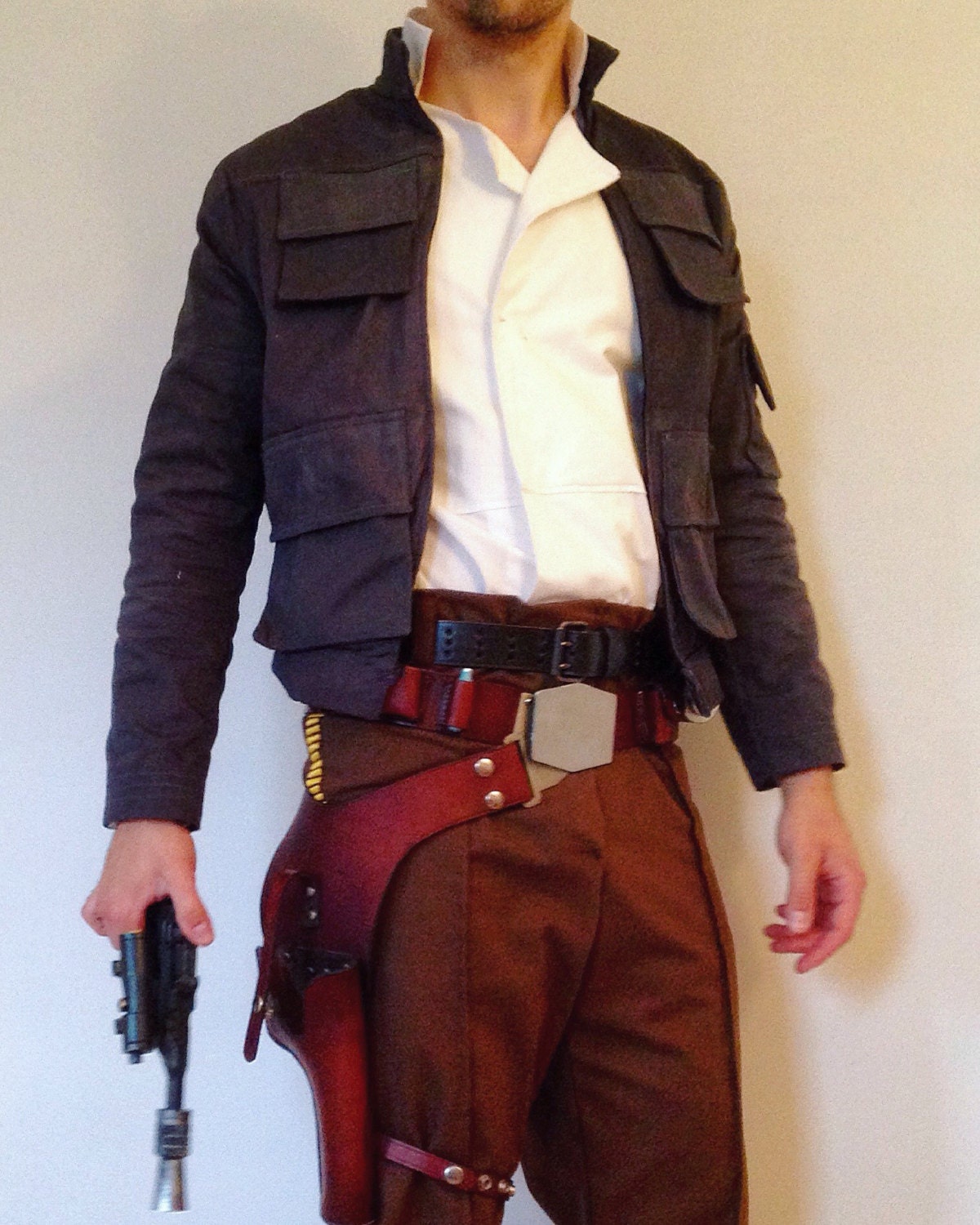 Han Solo ESB Jacket Bespin Costume Cosplay by CorellianDryGoods