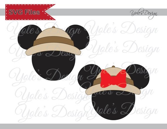 INSTANT DOWNLOAD Safari Minnie and Mickey Disney Inspired | Etsy