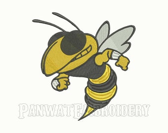 8 Size Georgia Tech Yellow Jackets Embroidery Designs, Machine Embroidery Designs, College Football Embroidery Designs - INSTANT DOWNLOAD