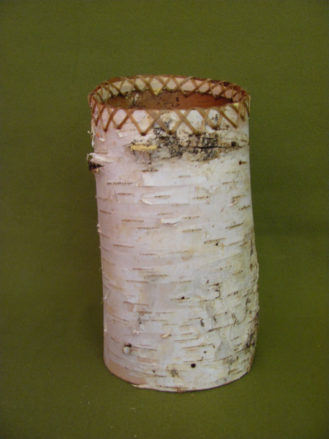 Small Birch Vase Birch Sustainability Birch Bark basket