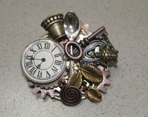 A0065-Steampunk Pin/Broche/Necklace/ Hair Accessories / Tie Bars