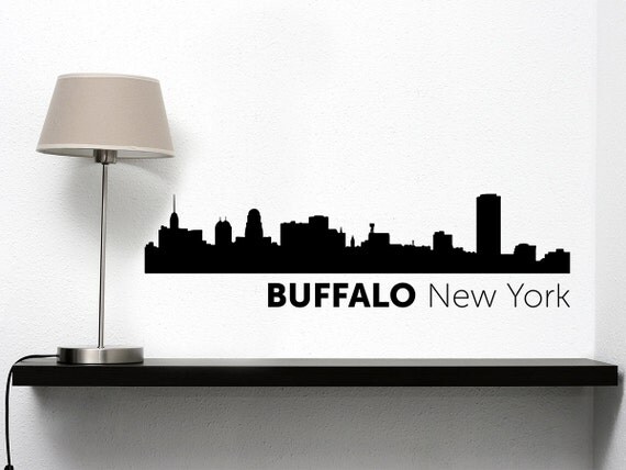 Buffalo City Skyline Vinyl Decal