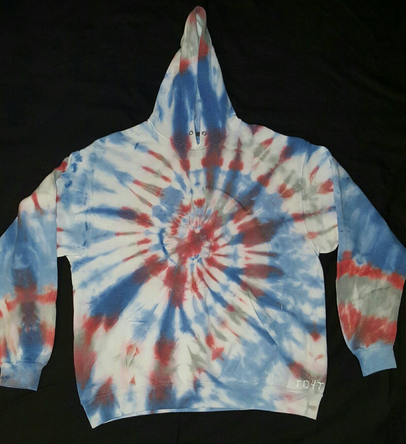 black tie dye sweatshirt