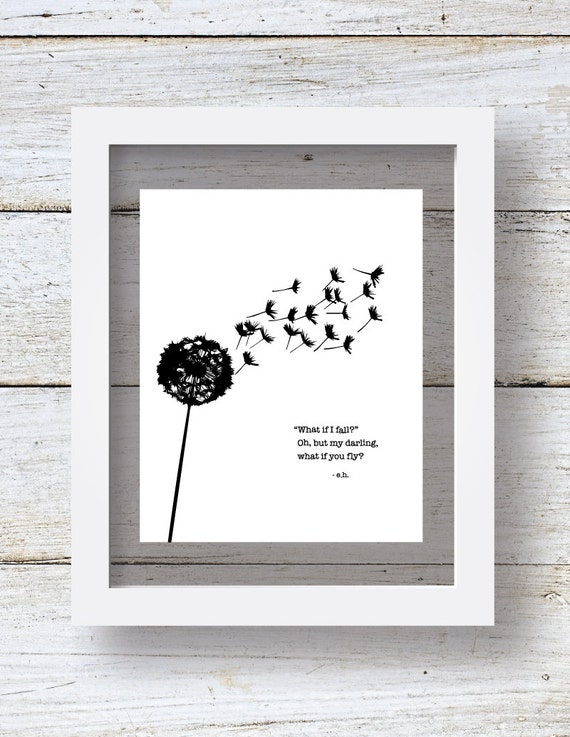 What if I Fall Darling What if You Fly Erin Hanson Quote