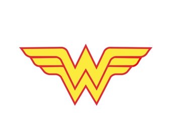 Wonder Woman Inspired Halloween Costume Logo Iron On Transfer