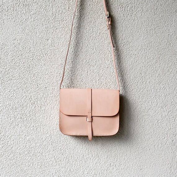 Nude Leather Bag Women Crossbody Bag Women By Orisdesigns On Etsy