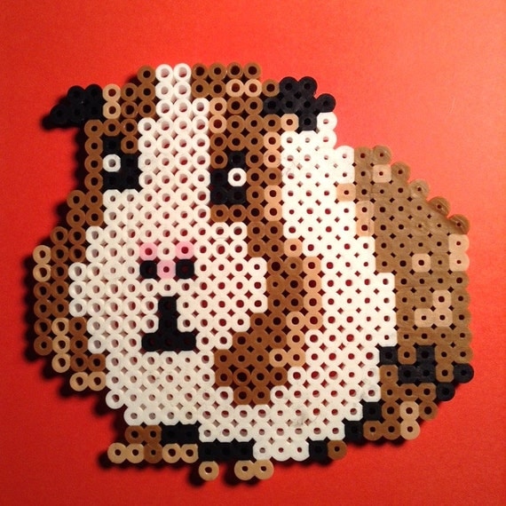 Guinea Pig Perler Bead by JulesPerlerCreations on Etsy