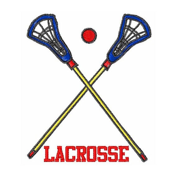 Lacrosse Machine Embroidery Design by ConcordCollections on Etsy