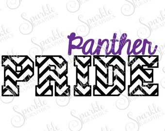 Panther Pride Cut File Panther svg Panther Mascot svg High School Clipart Svg Dxf Eps Png Silhouette Cricut Cut File Commercial Use