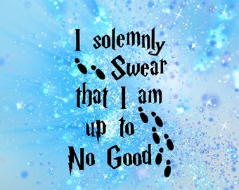 Harry Potter SVG File, I solemnly swear Digital File, EPS File, File For Silhouette, Vinyl Projects File