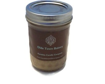 New! Olde Towne Bakery Scented Candle in 8 oz. Jelly Jar