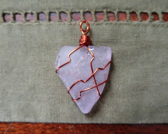 Sea glass pendant