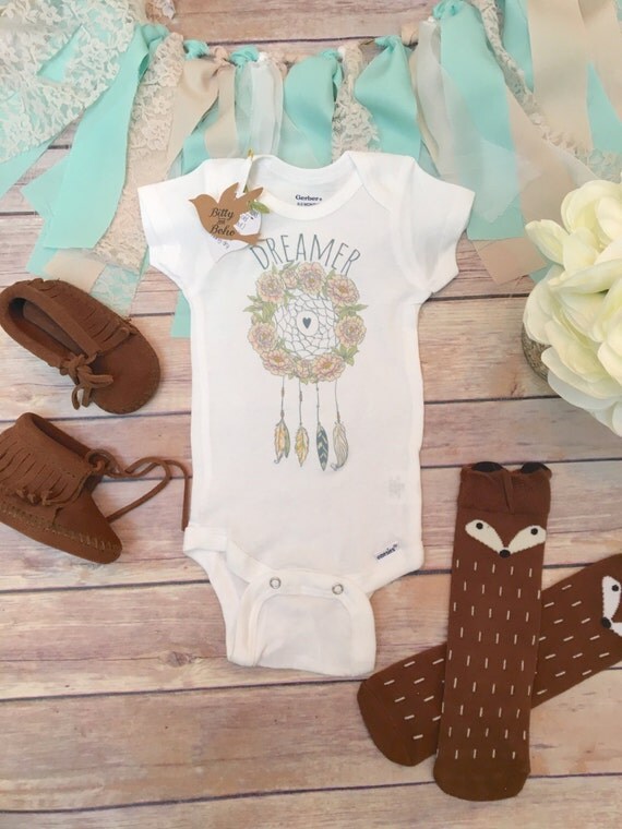 Dream Catcher Onesie® Baby Girl Clothes by BittyandBoho on Etsy