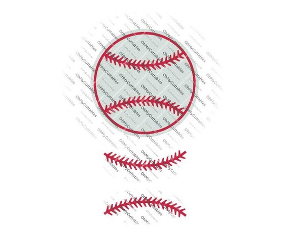 Download Baseball stitches svg dxf eps jpeg format by OhMyCuttables