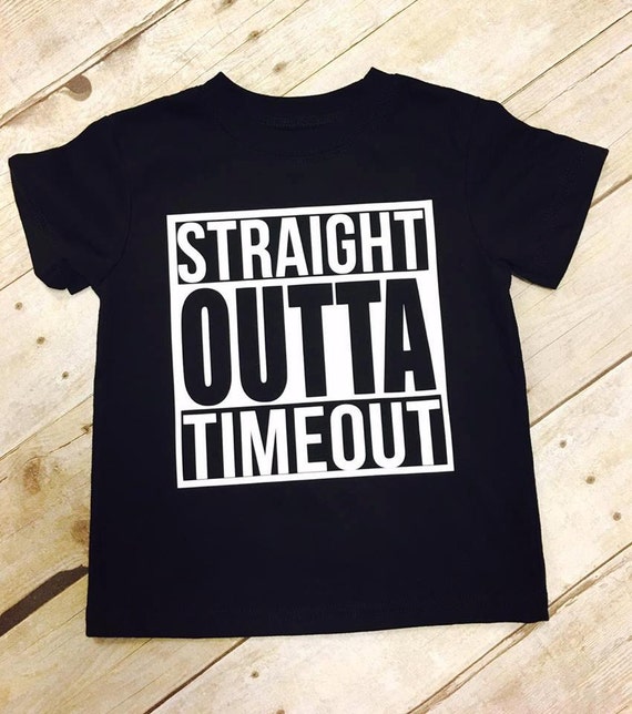 Straight Outta Timeout Shirt by RoniRoseDesigns on Etsy