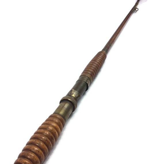 Vintage Fishing Pole Bamboo Fishing Pole Fishing Rod Two