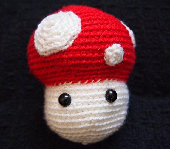 crochet mushroom plush