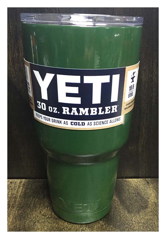 YETI Powder Coated Rambler Tumbler-30oz-Forest Green