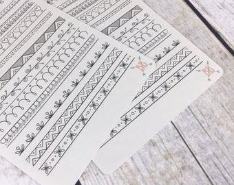 Planner Border Stickers