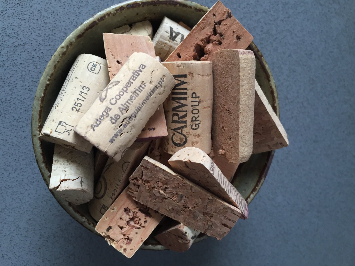25 Pre Cut New Wine Corks Halves Premium Real Corks from Europe