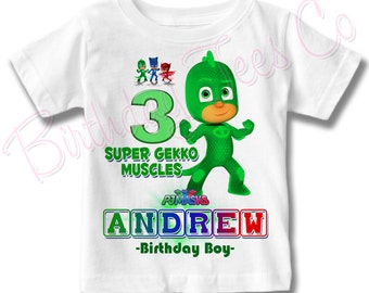 gekko birthday shirt