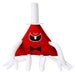 Angry Evil Red Bill Cipher Gravity Falls Plush Toy by G4skyRU