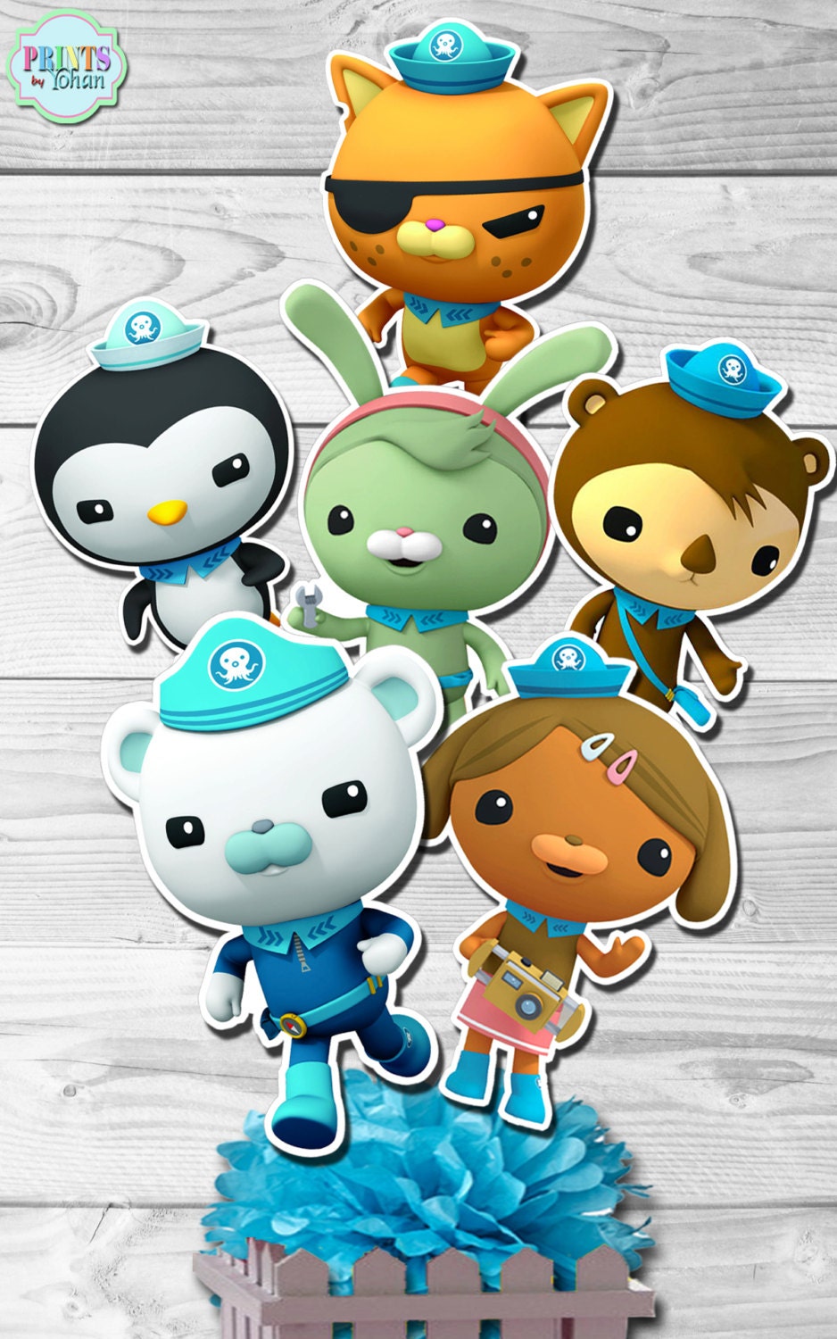 OCTONAUTS Centerpiece Octonauts Table Centerpiece