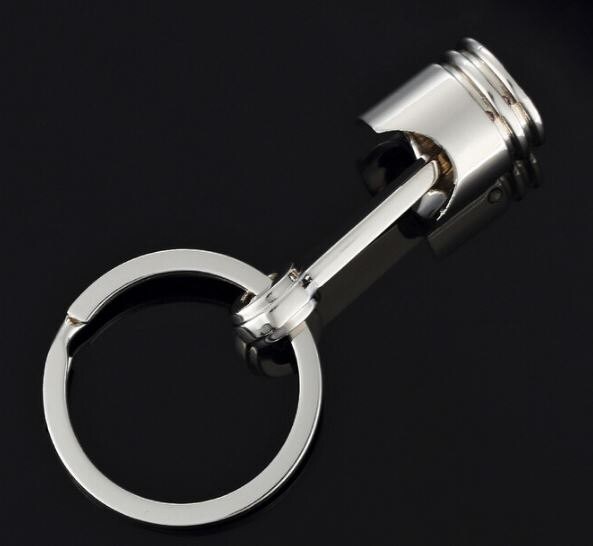 Piston Keychain Piston Keyring Car Keychain by TurboKeyRings