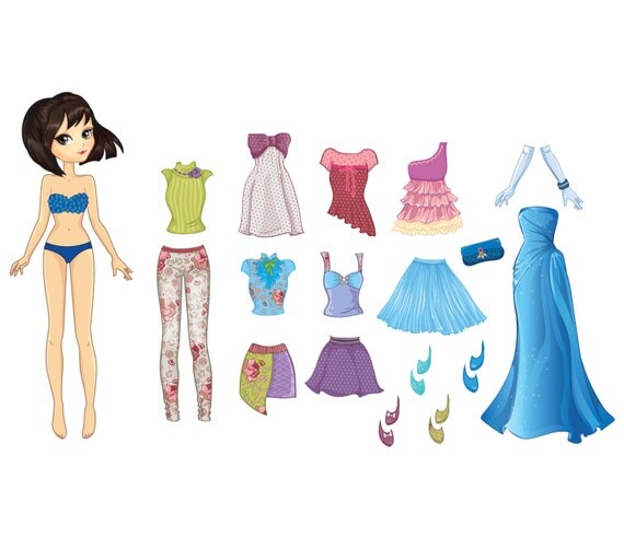 Dress Up Girl Activity Pack - Charlotte - MagReceptive