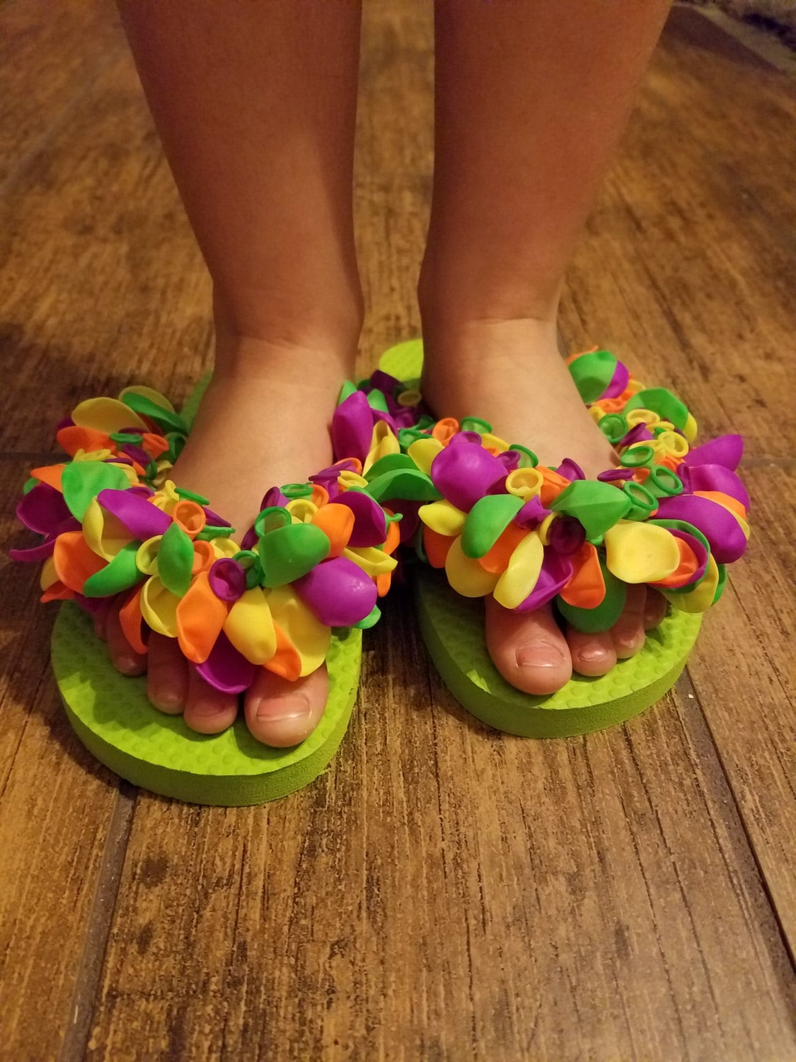 Happy Birthday Flip Flops by PunkinbuttBoutiqueUS on Etsy