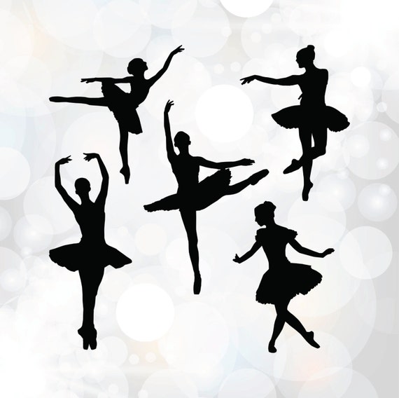 Download Ballerina SVG ballet dancer silhouette SVG files by Linescut