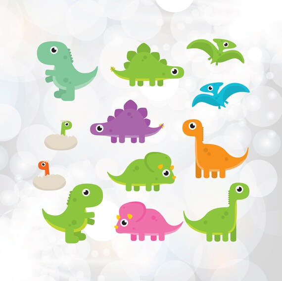 Download Cute dinosaur SVG Dinosaur Cutting Templates Commercial by Linescut | Etsy