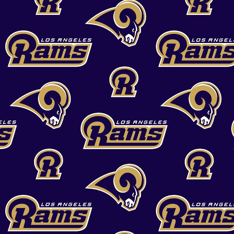 NFL Los Angeles Rams Fleece Fabric by the yard (IST8) from FabricLA on ...