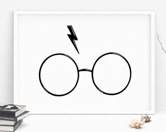 Articles uniques correspondant à harry cicatrice potter | Etsy