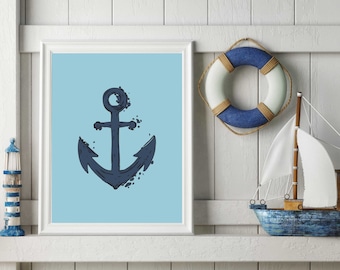 Modern nautical art | Etsy
