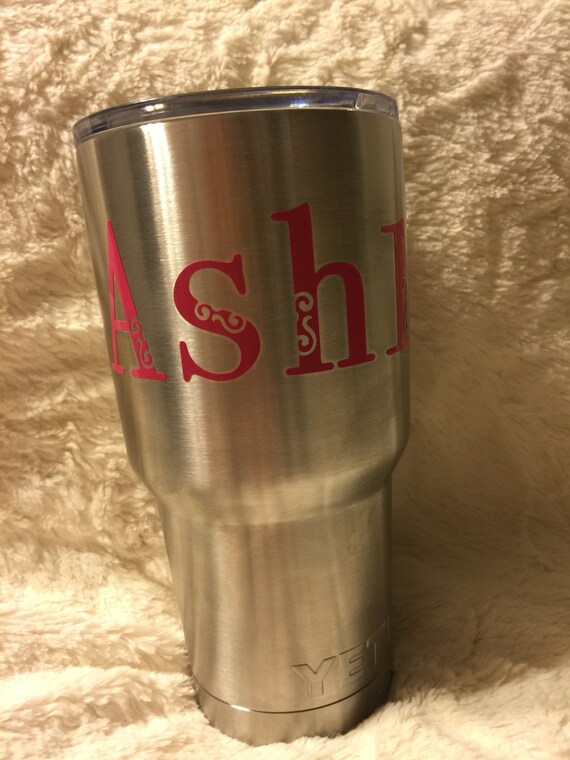 Personalized 30 oz Yeti Tumbler by UrbanGraceBoutique on Etsy
