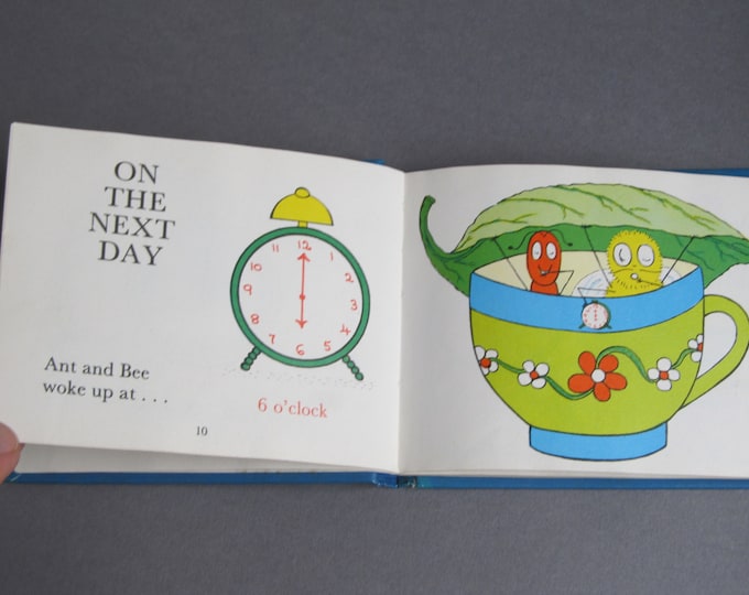 Ant and Bee time by Angela Banner, Book 9 clock watching, timekeeping bedtime story for childeren, 3rd reprint 1977